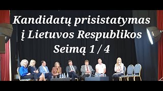 Kandidatų Prisistatymas  Didieji Londono Debatai  14092024 [upl. by Adnawot]