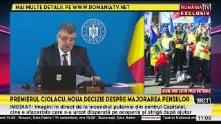 Premierul Ciolacu noua decizie despre majorarea pensiilor [upl. by Joyann]