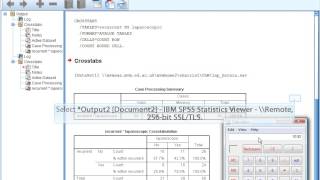 ChM SPSS  8  Comparing proportions between two groups [upl. by Janik812]