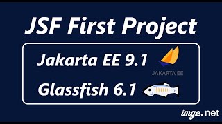 First JSF project with Jakarta EE 91 and Glassfish 61 on IntelliJ [upl. by Artep]