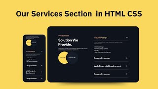 Responsive Our Service Section Using HTML amp CSS  HTML amp CSS Tutorial  CSS FLEXBOX [upl. by Saleem]