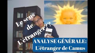 ANALYSE GÉNÉRALE LÉtranger de Camus [upl. by Piegari]