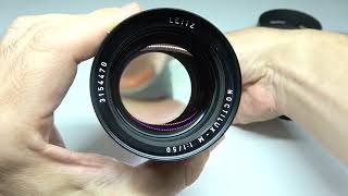 LEICA ライカ Noctilux ノクチルックス 50mm F10 2nd TypeE60 中期  純正フード｜ライカ・ハッセルブラッド・ローライ 海外製中古カメラ専門店｜ステレオカメラ [upl. by Bozovich]