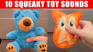 10 Squeaky Toy Sound For Dogs [upl. by Ettenaej]