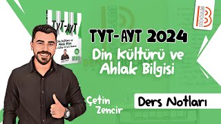 1 TYT  AYT Din Kültürü  İnanç 1  Çetin ZENCİR  2024 [upl. by Ithnan538]