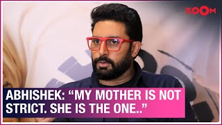 Abhishek Bachchan Saiyami Kher RBalki on their film Ghoomer  Abhishek on mom Jaya’s behaviour [upl. by Nohtahoj]