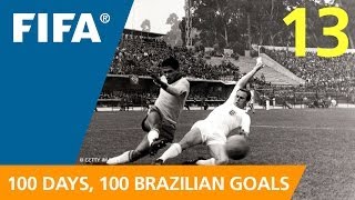 100 Great Brazilian Goals 13 Garrincha Chile 1962 [upl. by Nalla]