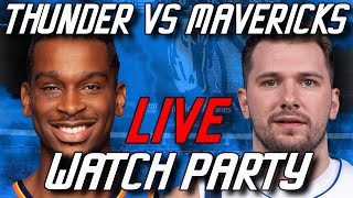 Thunder vs Mavericks Live Watch Party  NBA Regular Season 20232024 [upl. by Mutua325]