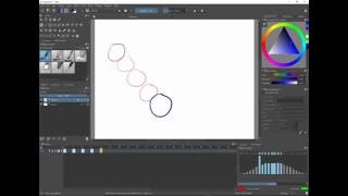 Animation  Basic animation in Krita 3 [upl. by Onifur]