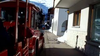 Skibus Saas Fee Elektrofahrzeug [upl. by Innos]