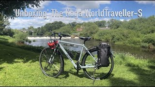 Unboxing the Koga WorldTravellerS Bicycle [upl. by Arhna33]