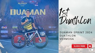 My First Duathlon Experience  Duaman Sprint 2024  Vermosa  Swimbikerunph [upl. by Ahsiemaj]