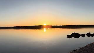 Sunrise Sebago Lake Standish Maine April 8 2024 [upl. by Cherise]