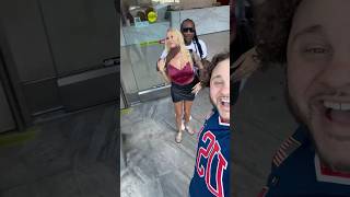 He started choking her 😂😂😂 funny ytshorts shorts viral prank [upl. by Ardnajela]