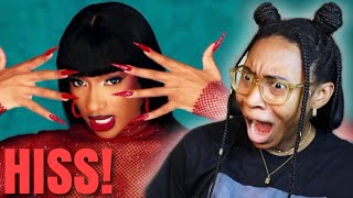 MEGAN THEE STALLION HISS OFFICIAL VIDEO REACTION 🤯 [upl. by Lairret]