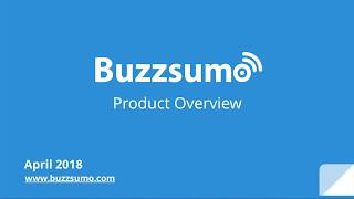 How why and when to use BuzzSumo [upl. by Slin]