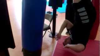 Inverted Heavy Bag Striking [upl. by Annaid458]