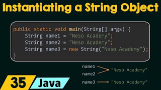 Instantiating a String Object [upl. by Isiah835]