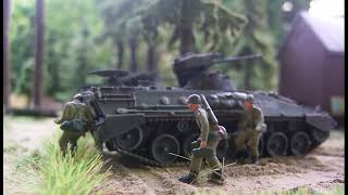 Bundeswehrmanöver 19701980 Diorama 187 [upl. by Sinnod]