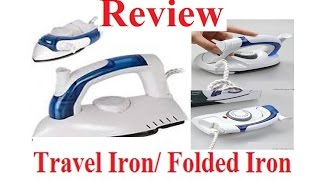 Mini Portable Electric Foldable Travel Iron for Clothes Travel Steamer Steam Iron and Deodorizer [upl. by Nylram]