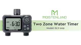 Moistenland 2Outlets Water Timer [upl. by Horn555]