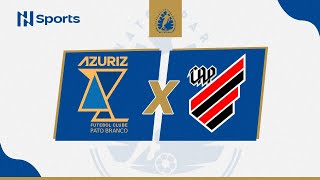 Campeonato Paranaense 2024 Azuriz x Athletico  2ª Rodada  AO VIVO  COM IMAGENS [upl. by Yaffit]