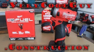 New Milwaukee M12 Fuel 255220 14 Stubby Impact Wrench  UNBOXING [upl. by Yevad]