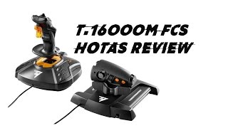 Ralfis Alley Thrustmaster T16000M FCS HOTAS Review [upl. by Julian146]