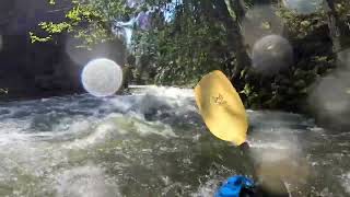 Kayaking Husum Falls on the White Salmon [upl. by Goldia876]