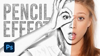 Pencil Sketch Drawing Effect Photoshop Tutorial [upl. by Bakemeier653]