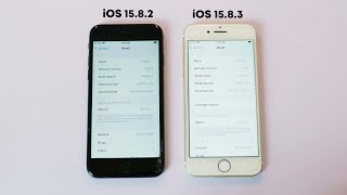 iOS 1583 Vs iOS 1582 on iPhone 7 Full Speed TEST [upl. by Nairbal]