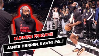 Clippers PreGame  James Harden Kawhi Leonard Paul George  More 🔥 [upl. by Attirehs]