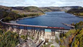 Agawa Canyon Tour Train Chase [upl. by Slater]