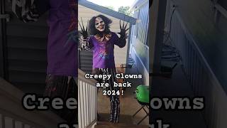 creepy clown 2024 scary [upl. by Nirihs]