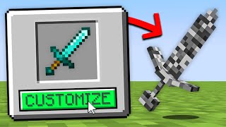 Minecraft But You Can Customize Crafts [upl. by Decima589]