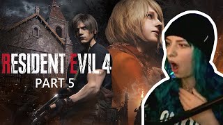 FIRST PLAYTHROUGH This castles got ROLLERCOASTERS  Resident Evil 4 Remake  Part 5 [upl. by Weismann]