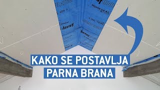 Parna brana Kako zaštiti potkrovlje od vlage [upl. by Tirb]