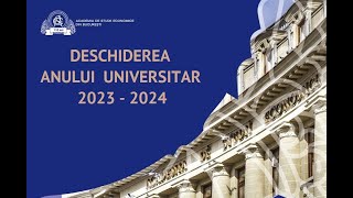 Deschiderea anului universitar 20232024 [upl. by Ringo368]