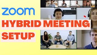 Hybrid Meeting with Zoom  Setup and Tips for Beginners [upl. by Obellia]