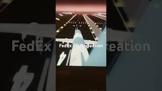 FedEx 80 Recreation Roblox Plane Crash Physics X [upl. by Kciregor883]