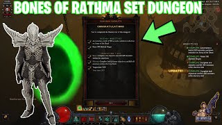 Necromancers Bones of Rathma Set Showcase Season 24  Diablo 3 [upl. by Rehpatsirhc]