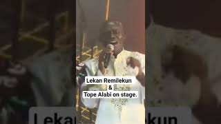 Lekan Remilekun Amos and Tope Alabi on Stage [upl. by Maiga]