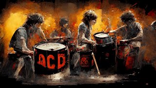 ACDC  Highway to Hell ai generated images Lyrics Video [upl. by Atsahc]