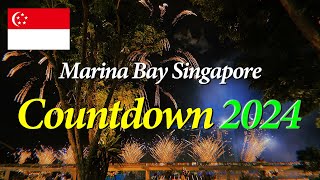 【Vlog】🎆シンガポールカウントダウン🎆2023年→2024年 ニューイヤーの瞬間 HAPPY NEW YEAR SINGAPORE🇸🇬 [upl. by Melar]