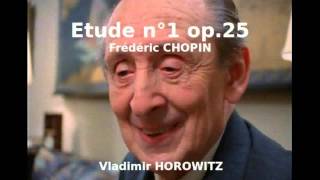 CHOPIN  Etude n°1 op25 Horowitz [upl. by Eydie]