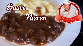 Saure Nieren selber machen  Rezept aus der Hausschlachtung  Opa Jochens Rezept [upl. by Aneem582]