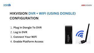 HOW TO SETUP HIKVISION DVR  WIFI USING DONGLE 2024 [upl. by Ahsikahs]