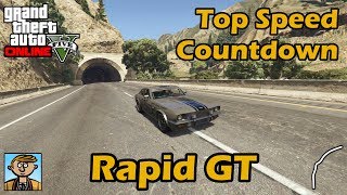 Fastest Sports Classics Rapid GT Classic  GTA 5 Best Fully Upgraded Cars Top Speed Countdown [upl. by Litta717]