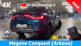 Renault Arkana RS Line 2021  FIRST quick review in 4K  CRAZY Ambient lights [upl. by Mossberg]