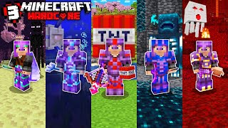 I Made Custom Armor for Every Enchantment in Minecraft Hardcore… [upl. by Llyrat]